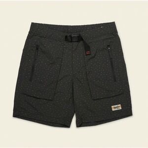 Howler Brothers Pedernales Packable Shorts in Antique Black Triangle - 36